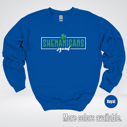 Shenanigans Squad 2 – Saint Patrick’s Day Crewneck Sweatshirt