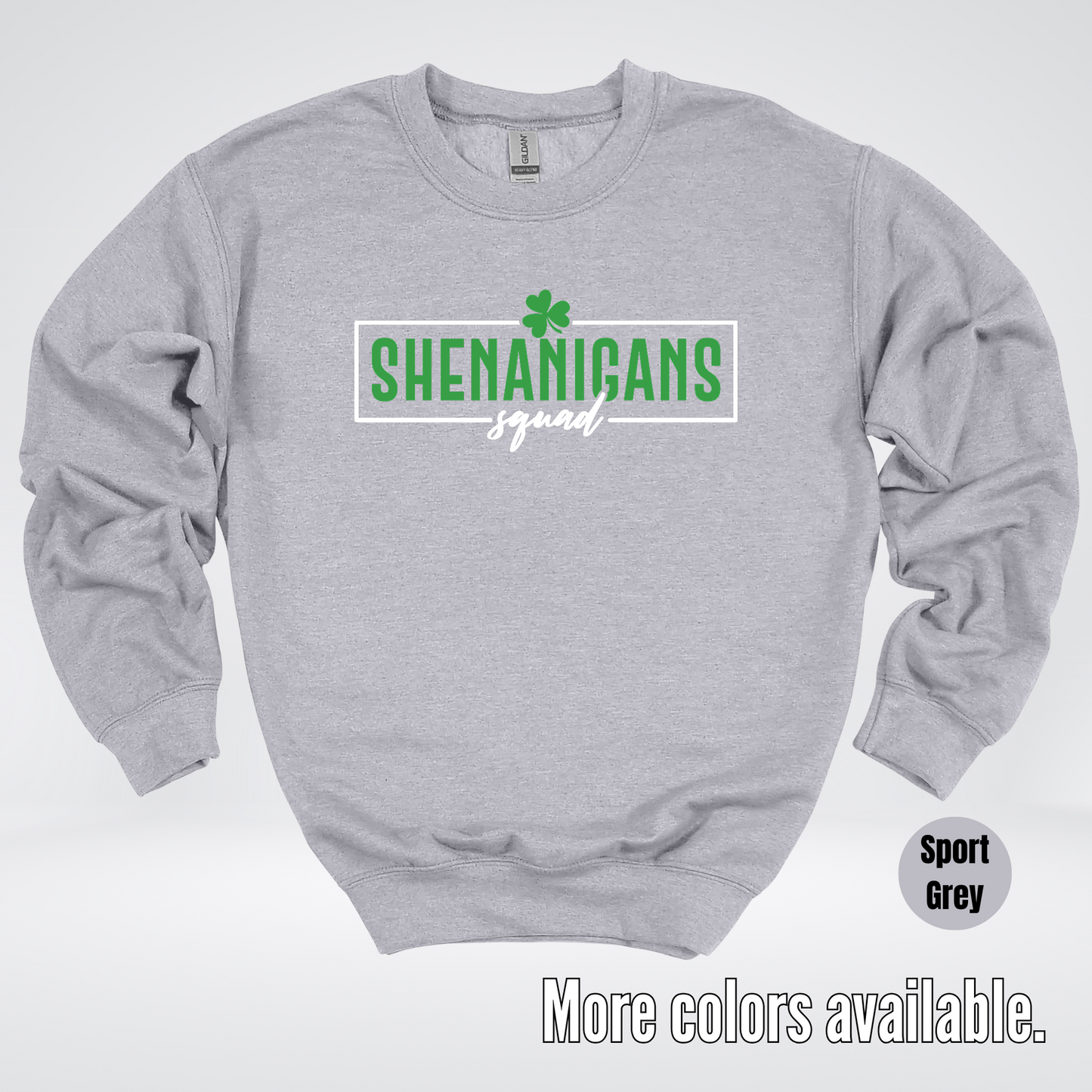 Shenanigans Squad 2 – Saint Patrick’s Day Crewneck Sweatshirt