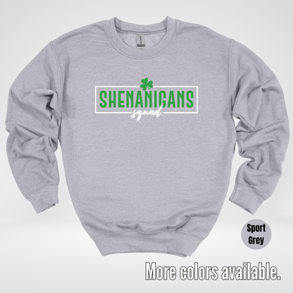 Shenanigans Squad 2 – Saint Patrick’s Day Crewneck Sweatshirt