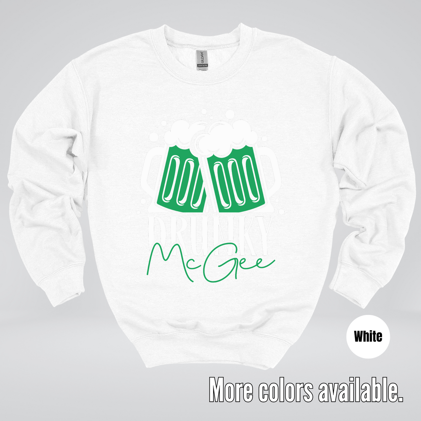 Drunky McGee  – Saint Patrick’s Day Crewneck Sweatshirt