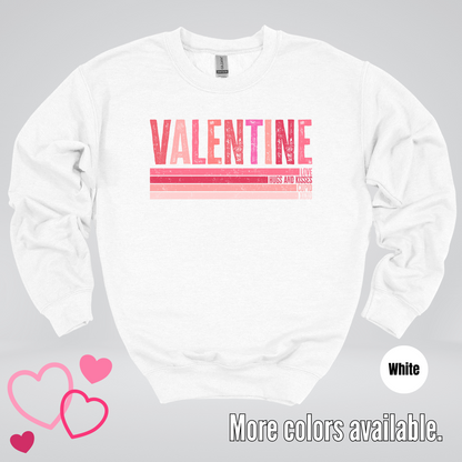 Valentine Hugs & Kisses Crewneck Sweatshirt