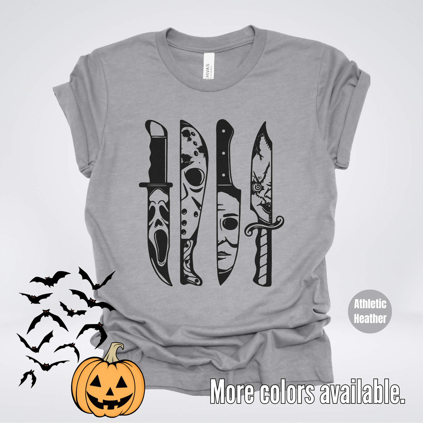 Halloween Horror Character Hack - Black Design T-Shirt