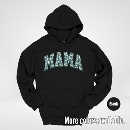 Mama Floral Green Hoodie