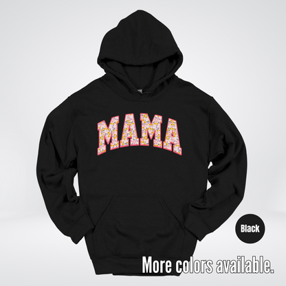 Mama Floral Pink Hoodie
