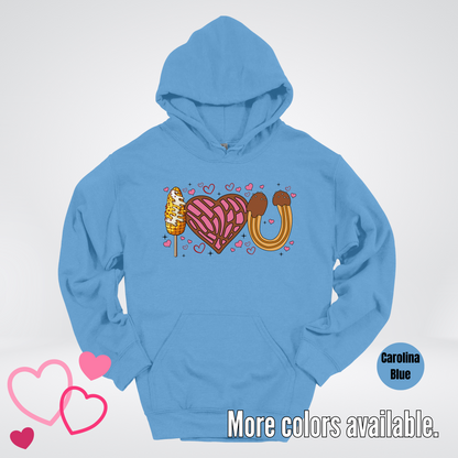 I Love You Elote Concha Churro Hoodie