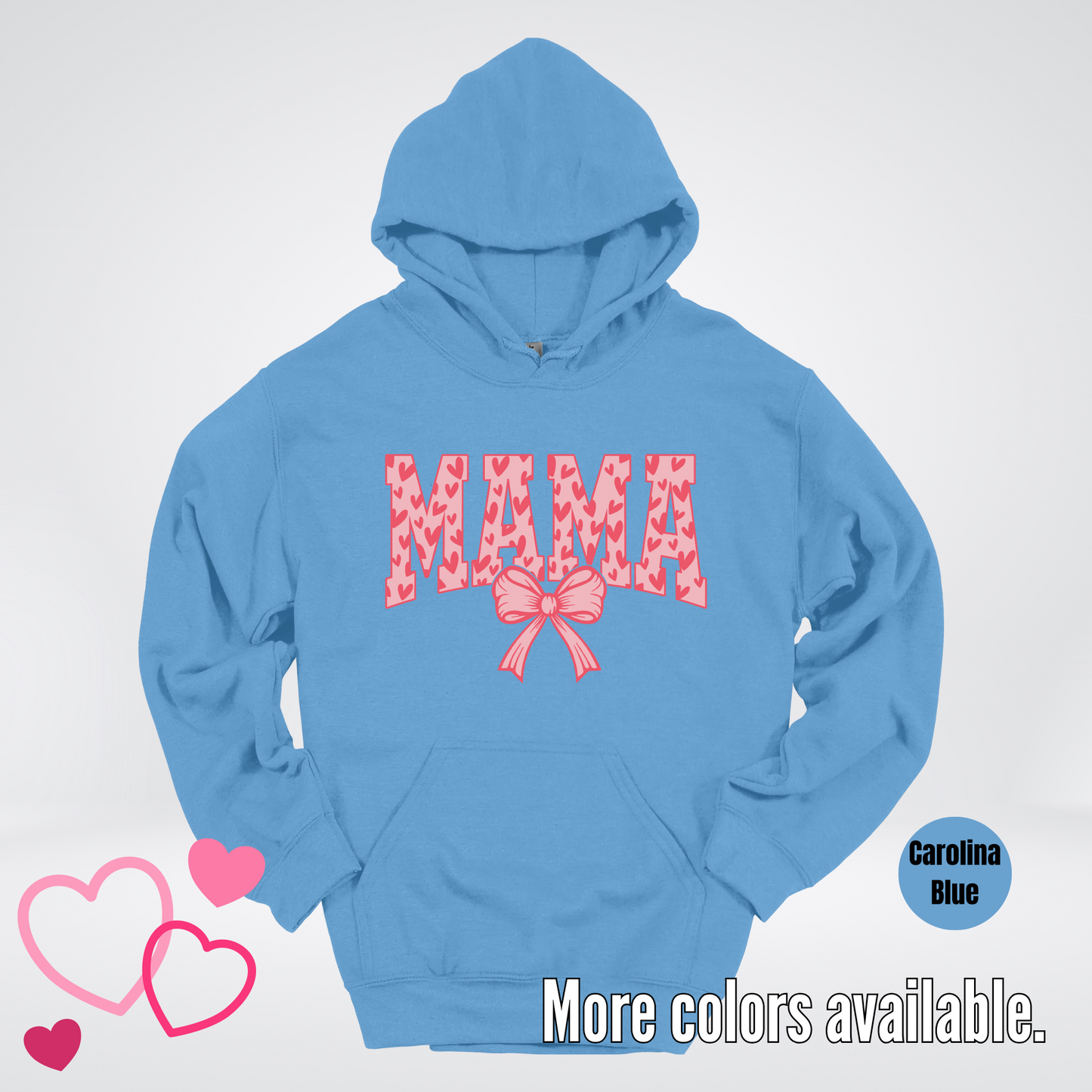 Mama Coquette Hearts Valentines Day Hoodie