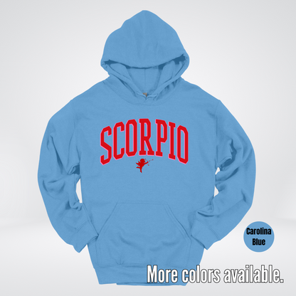 Scorpio Valentines Day Varsity Hoodie