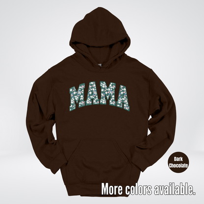 Mama Floral Green Hoodie