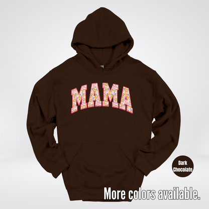 Mama Floral Pink Hoodie