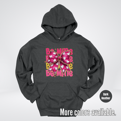 Be Mine Coquette Pink & Gold Hoodie