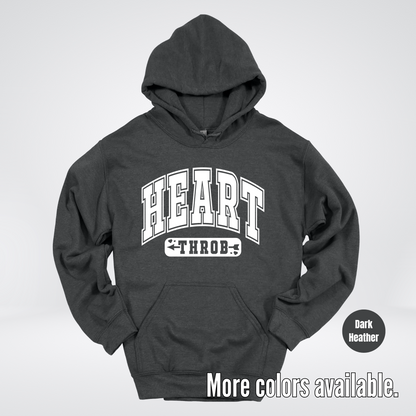 Heart Throb - White Design - Hoodie