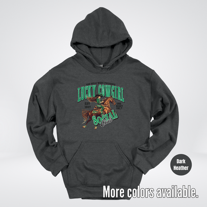 Lucky Cowgirl Social Club Saint Patrick's Day Hoodie
