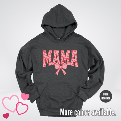 Mama Coquette Hearts Valentines Day Hoodie