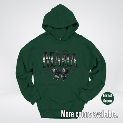Mama Black & White Coquette Hoodie