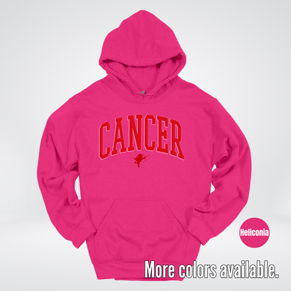 Cancer Horoscope Valentines Day Varsity Hoodie