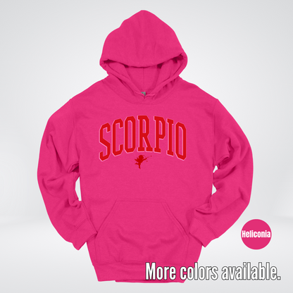 Scorpio Valentines Day Varsity Hoodie