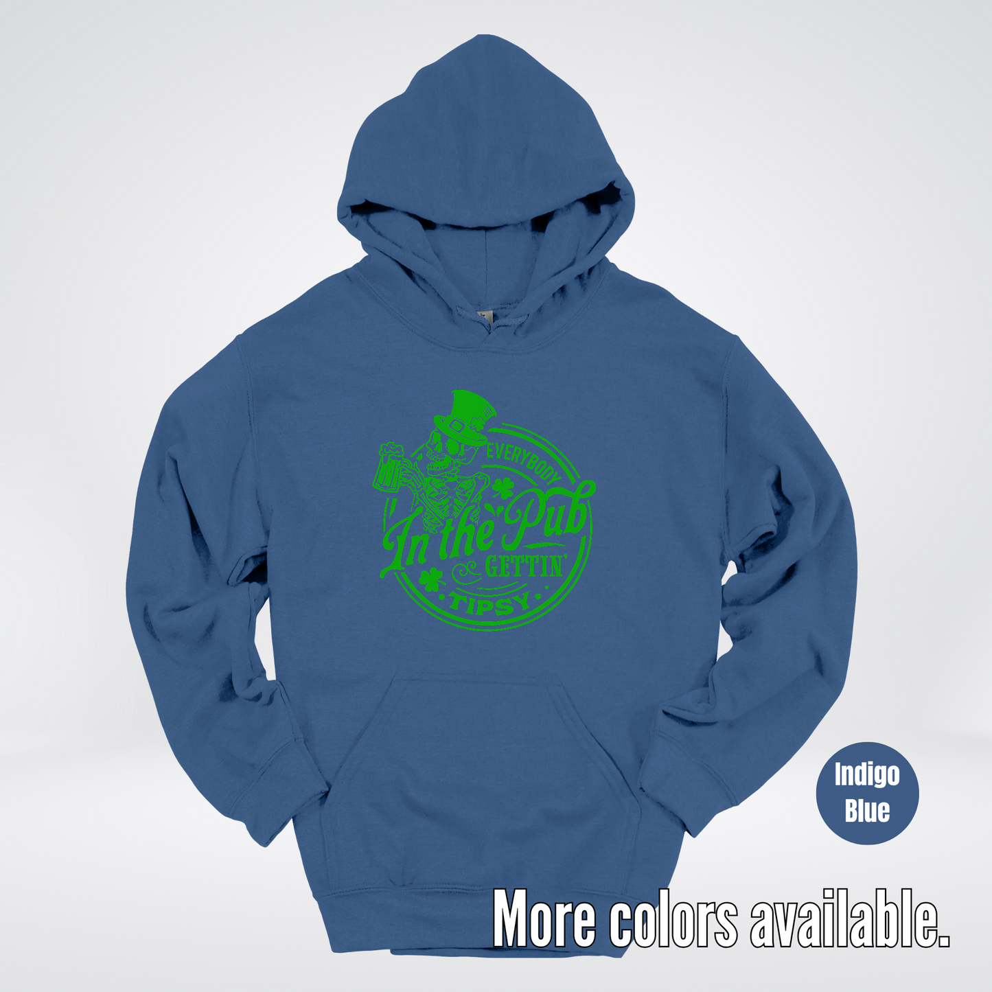 Everybody In The Pub Gettin Tipsy – Green Skeleton And A Beer – Saint Patrick’s Day Hoodie