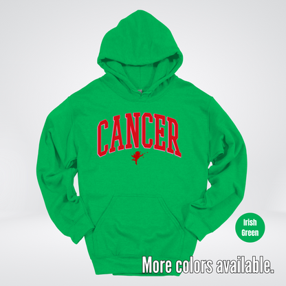 Cancer Horoscope Valentines Day Varsity Hoodie