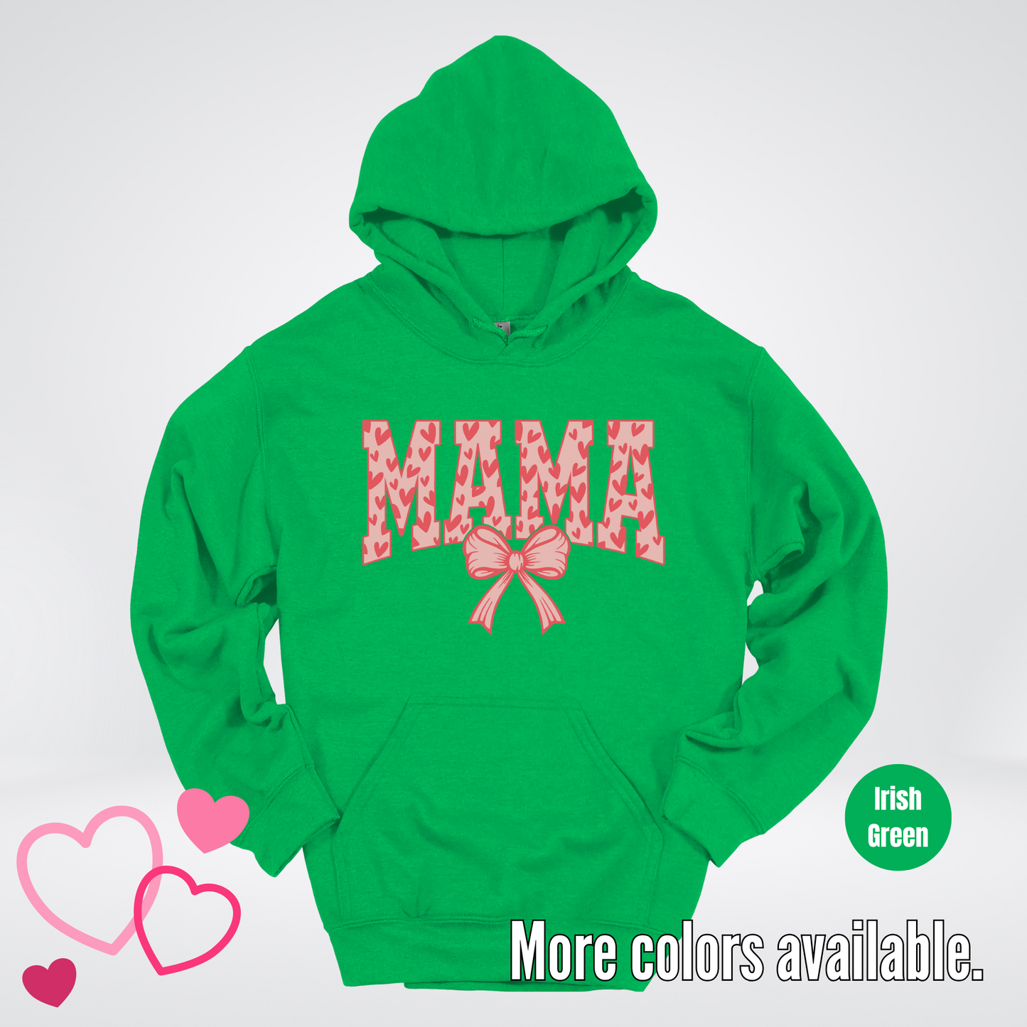 Mama Coquette Hearts Valentines Day Hoodie