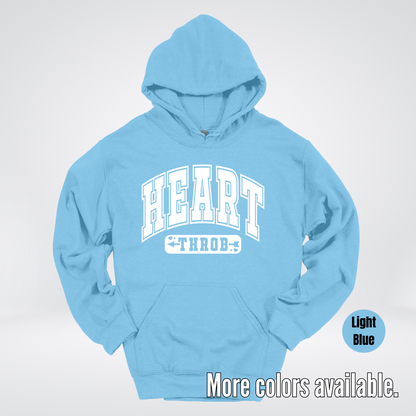 Heart Throb - White Design - Hoodie