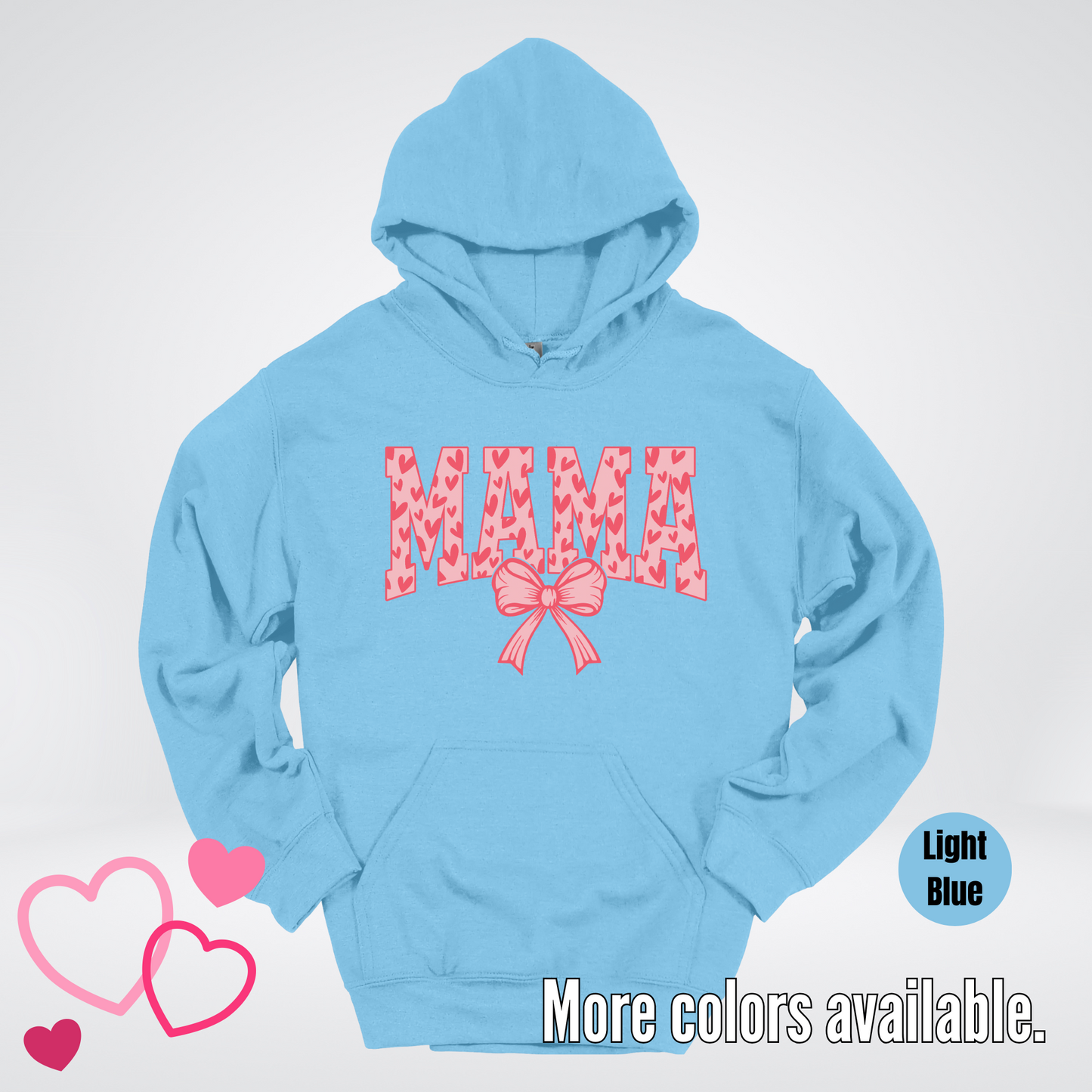 Mama Coquette Hearts Valentines Day Hoodie