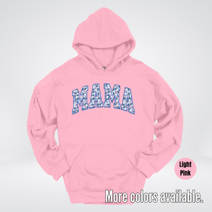 Mama Blue Bell Floral Hoodie