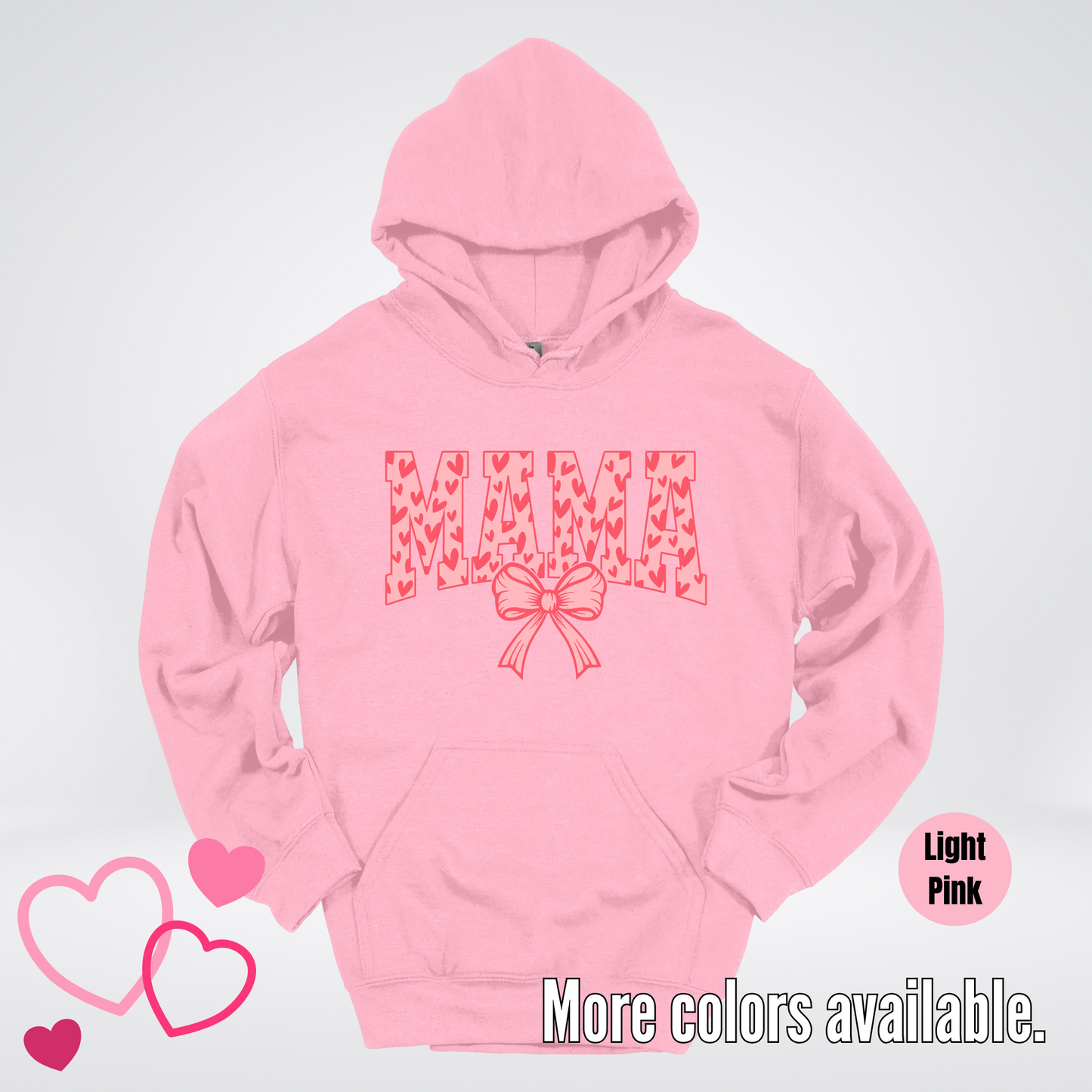 Mama Coquette Hearts Valentines Day Hoodie
