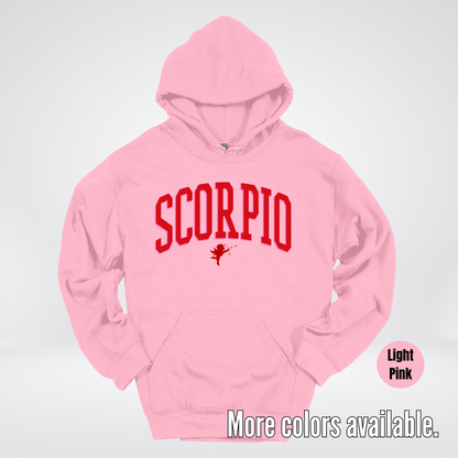 Scorpio Valentines Day Varsity Hoodie