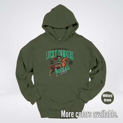 Lucky Cowgirl Social Club Saint Patrick's Day Hoodie