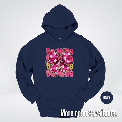 Be Mine Coquette Pink & Gold Hoodie