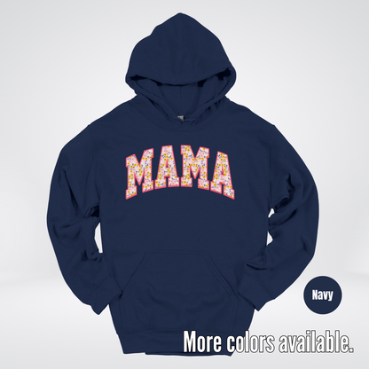 Mama Floral Pink Hoodie