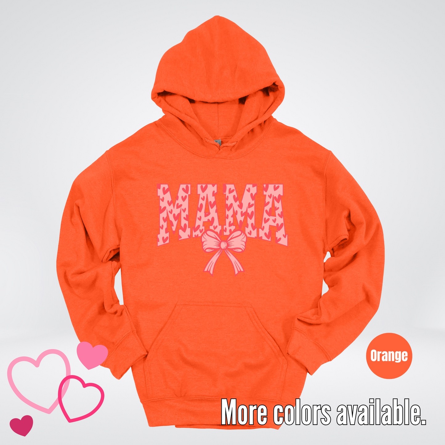 Mama Coquette Hearts Valentines Day Hoodie