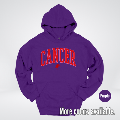 Cancer Horoscope Valentines Day Varsity Hoodie