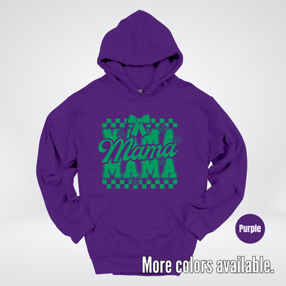 Distressed Saint Patrick’s Day Green Coquette Bow Mama Hoodie