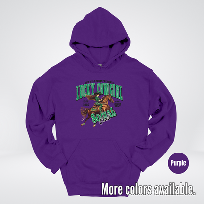 Lucky Cowgirl Social Club Saint Patrick's Day Hoodie