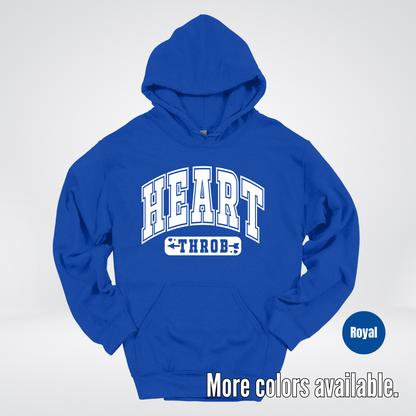 Heart Throb - White Design - Hoodie
