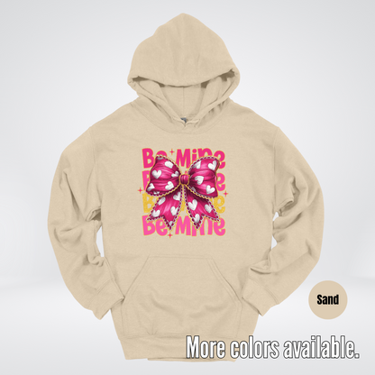 Be Mine Coquette Pink & Gold Hoodie