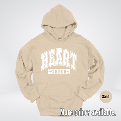 Heart Throb - White Design - Hoodie