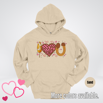 I Love You Elote Concha Churro Hoodie