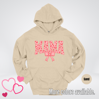 Mama Coquette Hearts Valentines Day Hoodie