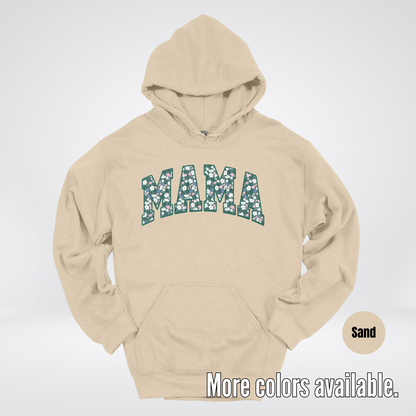 Mama Floral Green Hoodie
