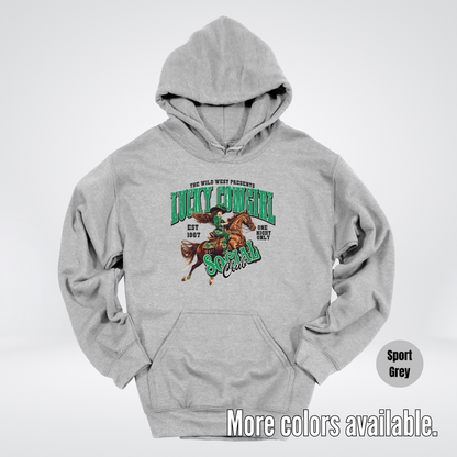 Lucky Cowgirl Social Club Saint Patrick's Day Hoodie
