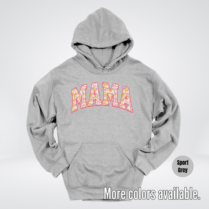 Mama Floral Pink Hoodie