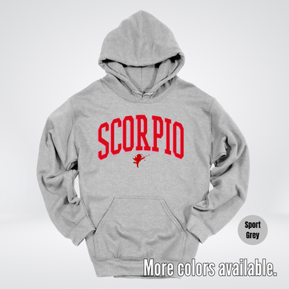 Scorpio Valentines Day Varsity Hoodie
