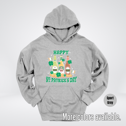 Three Bottles Saint Patrick's Day Hoodie