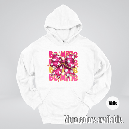 Be Mine Coquette Pink & Gold Hoodie