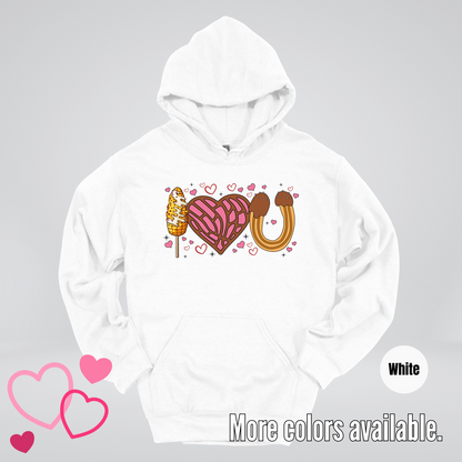 I Love You Elote Concha Churro Hoodie