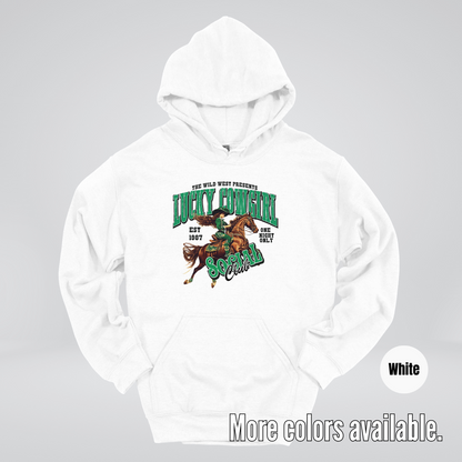 Lucky Cowgirl Social Club Saint Patrick's Day Hoodie