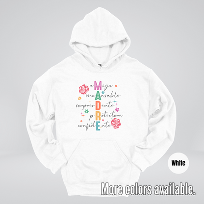 Madre Spanish Mother's Day Hoodie