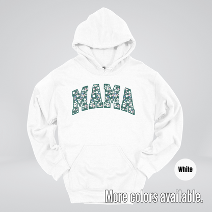 Mama Floral Green Hoodie